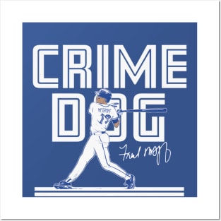 Fred McGriff Toronto Crime Dog Posters and Art